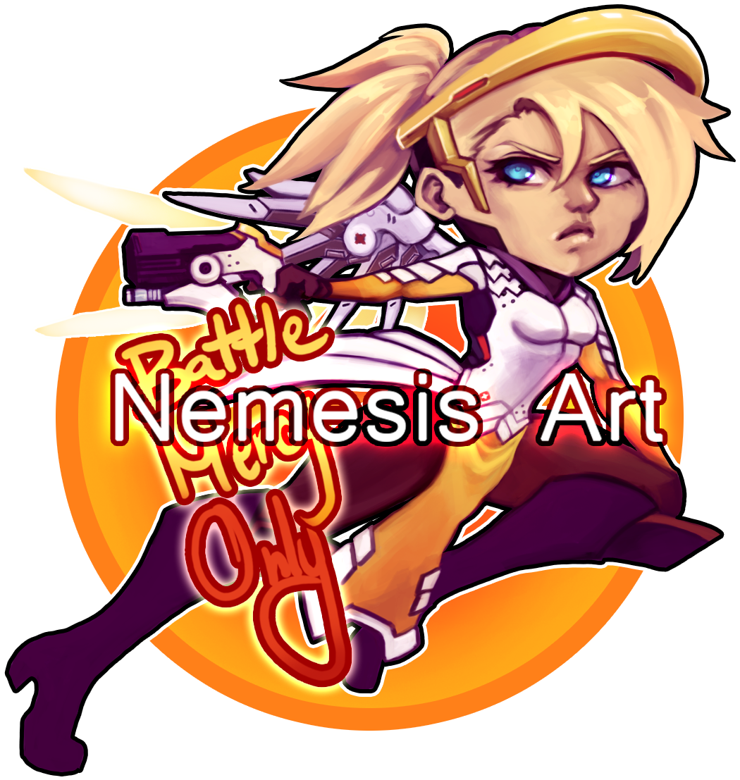 Battle Mercy Only - Cartoon Clipart (1181x1181), Png Download