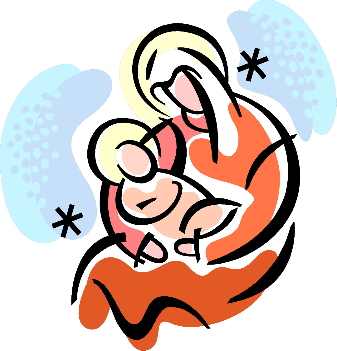 Leaping Off The Page - Kesehatan Ibu Dan Anak Clipart (1083x1131), Png Download