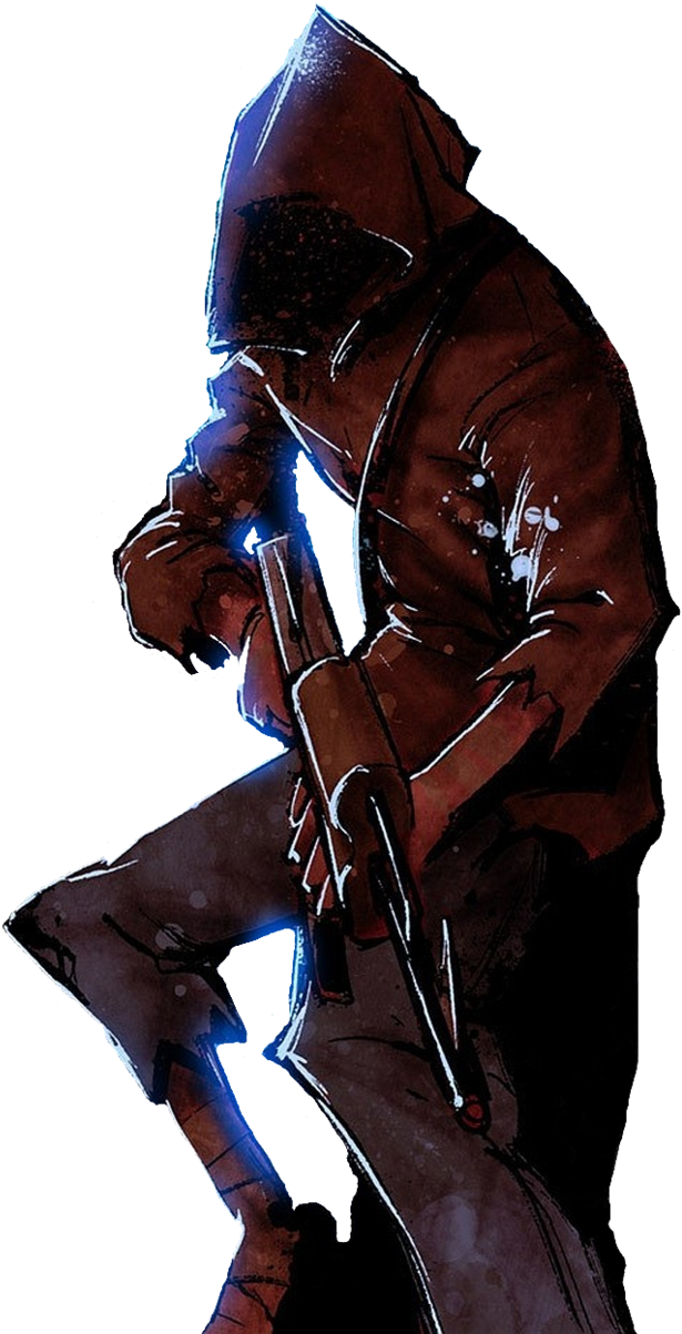 Grim Reaper Clipart Infamous - Reaper Png Infamous Transparent Png (654x1222), Png Download