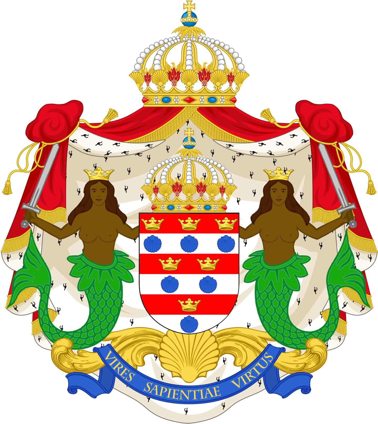 News Royaume De Legialle - Coat Of Arms Of Finland Deviantart Clipart (1500x1676), Png Download