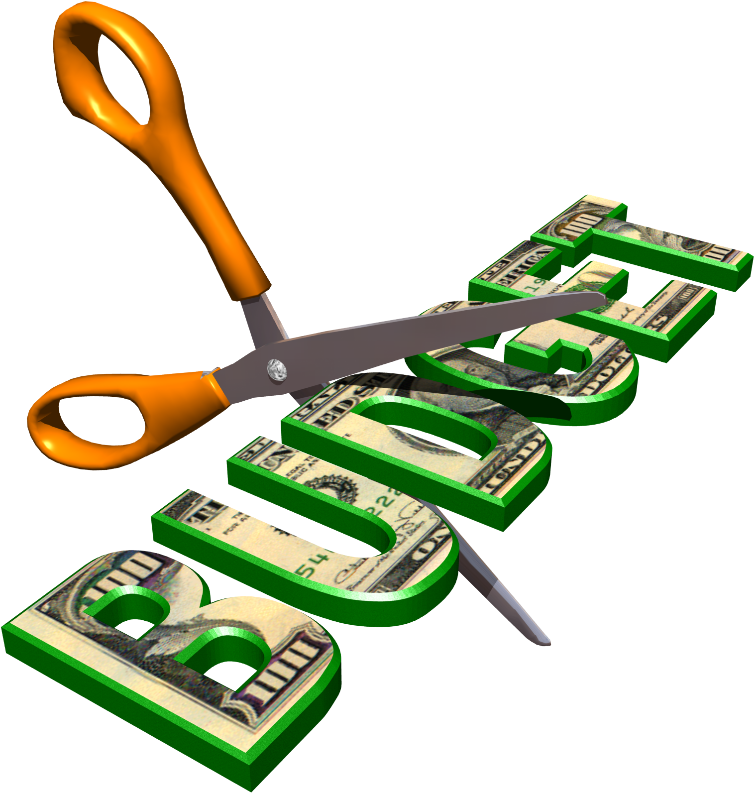 Copy Of Government Spending - Budget Cuts Clipart (1664x1664), Png Download