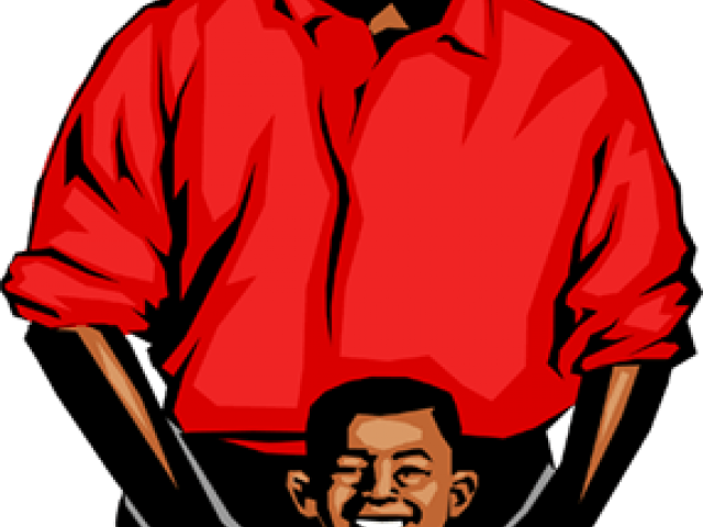 Black Clipart Dad - Png Download (640x480), Png Download