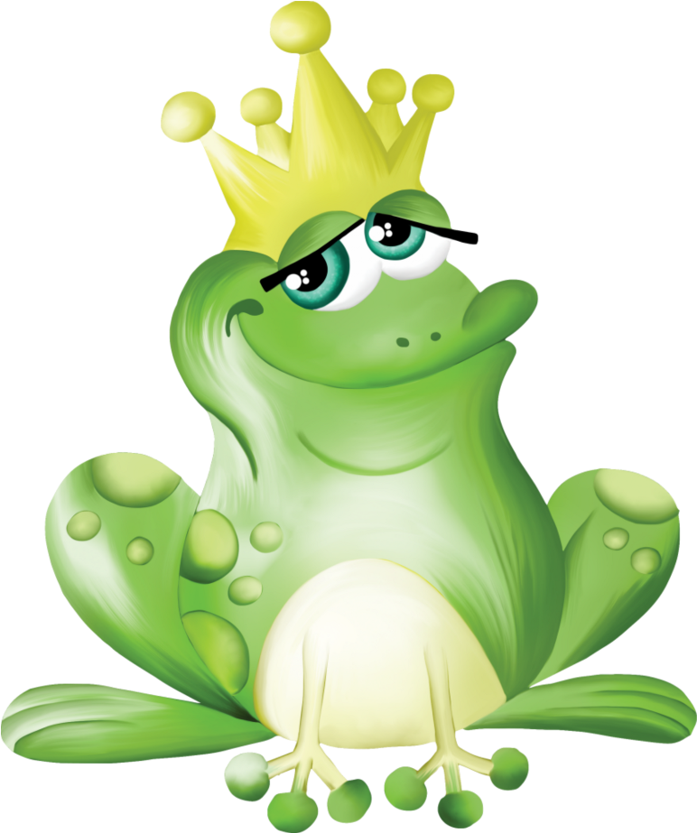 #mq #green #frogs #frog #crown #crowns - Frog Prince Clip Art - Png Download (1024x1024), Png Download