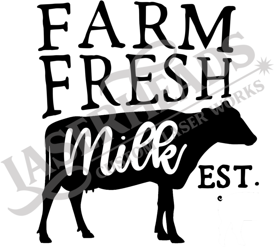 Farm Fresh Milk - Illustration Clipart (1000x866), Png Download