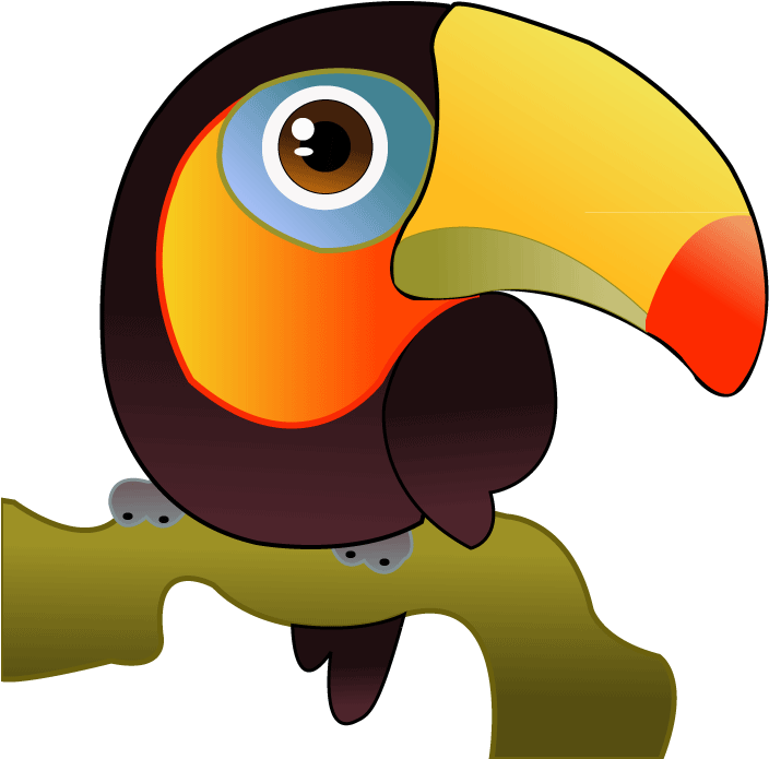 Plüss - Toucan Vector Png Clipart (800x800), Png Download