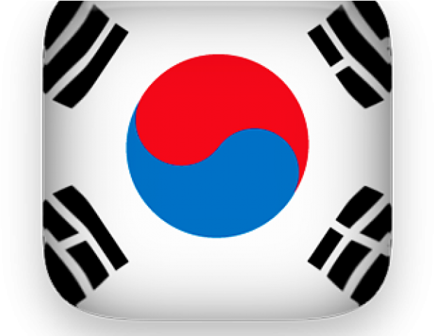 Korean Clipart Korean Drama - Flag Of Korea Printable - Png Download (640x480), Png Download