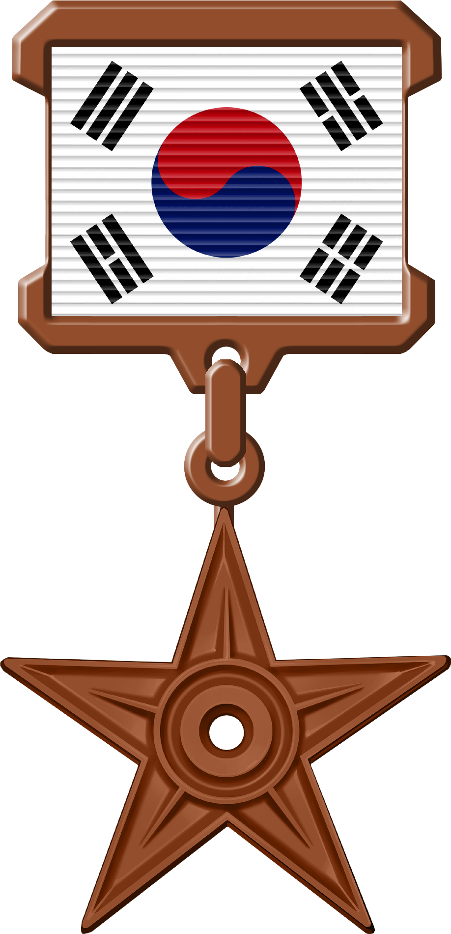 South Korea Hires - South Korea Flag Clipart (918x1900), Png Download