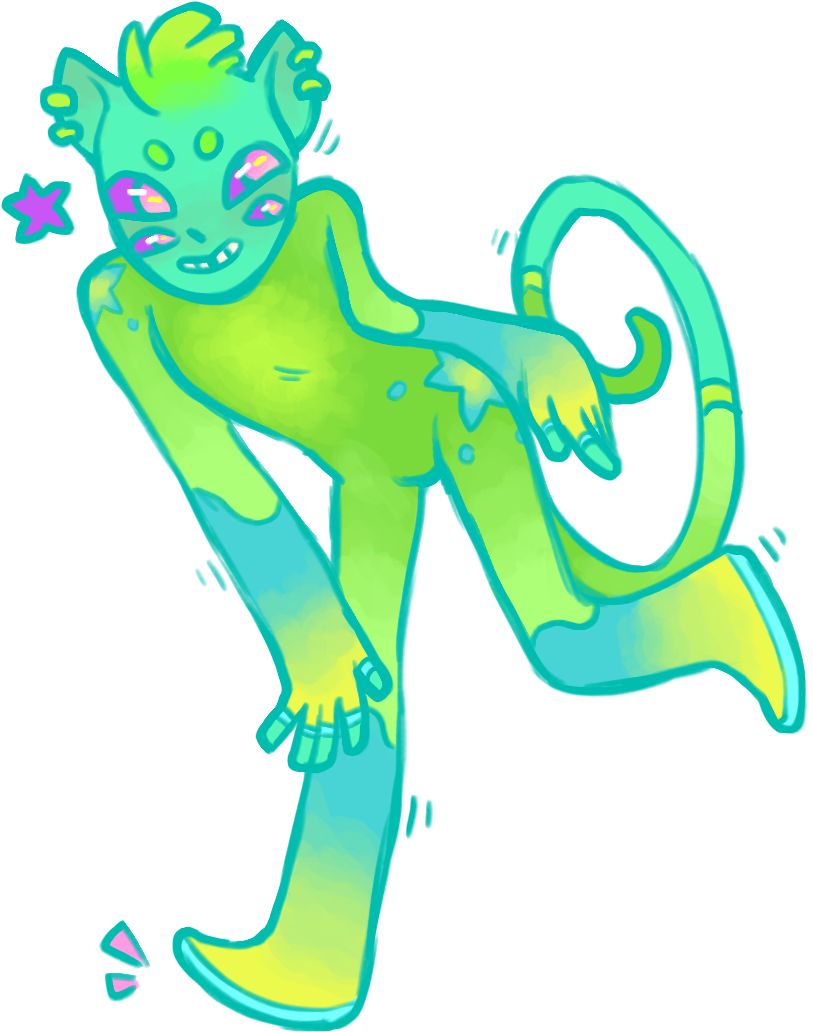 Guro Cat By Satyrs - Cartoon Clipart (914x1154), Png Download