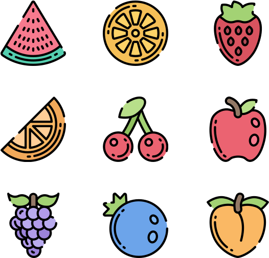 Fruits Clipart (600x564), Png Download