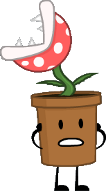 Petey Piranha Plant - Cartoon Clipart (432x779), Png Download