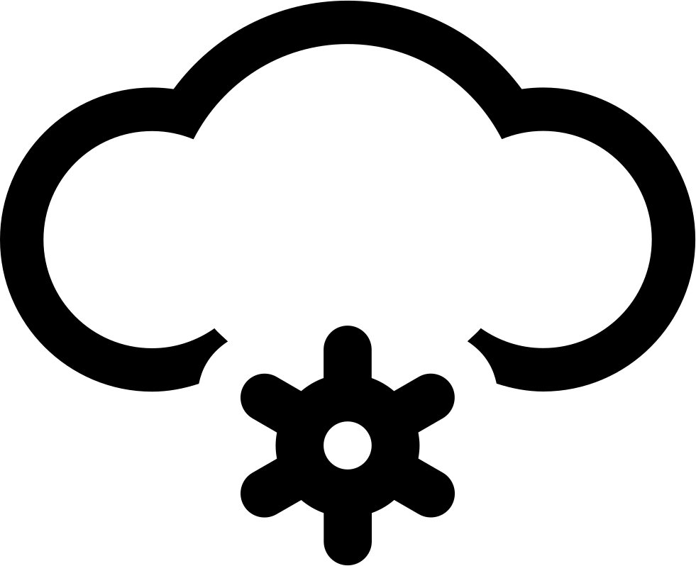 Snowy Weather Cloud Svg Png Icon Free Download - Icon Clipart (981x798), Png Download