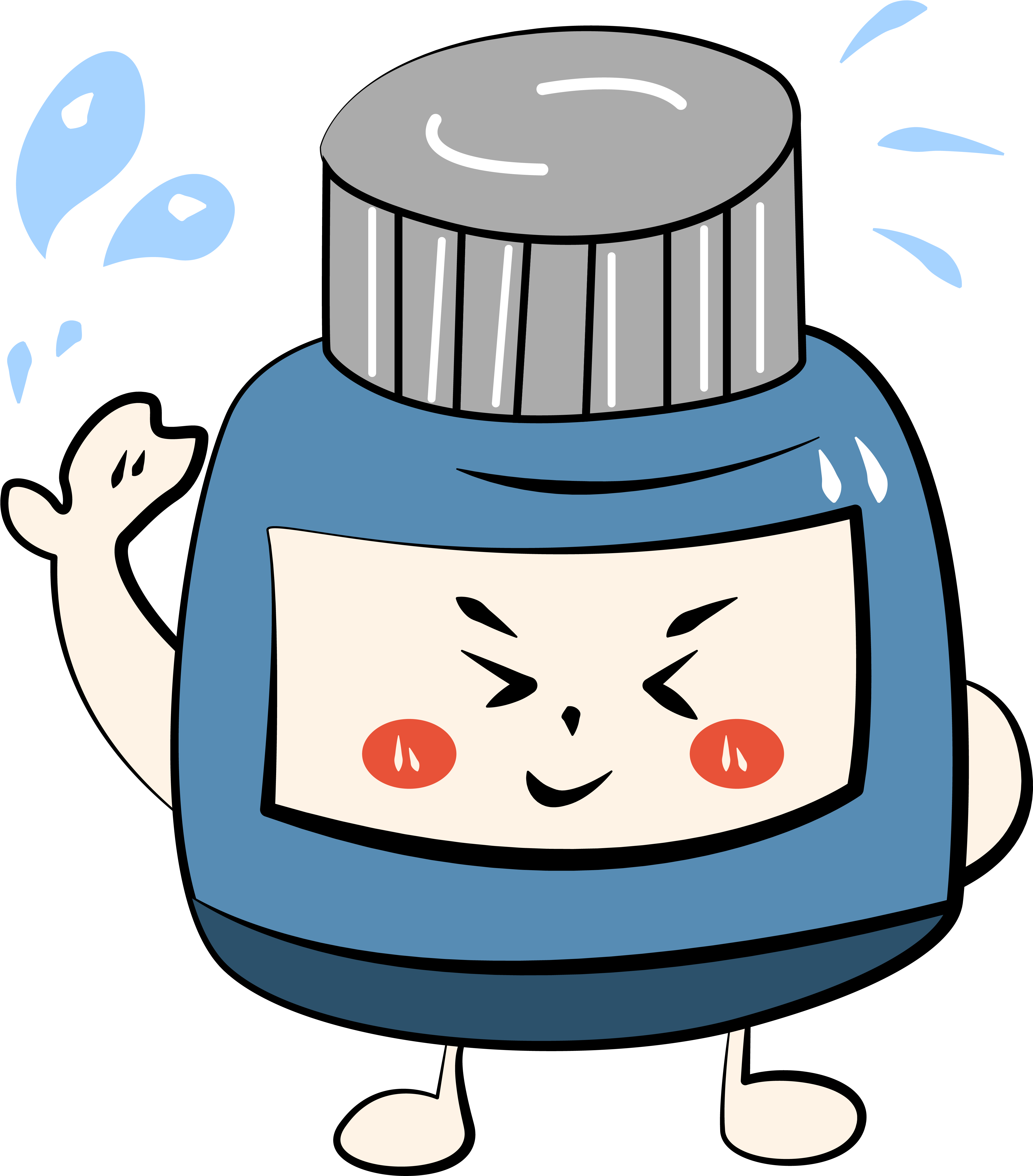 Dessinés À La Main Dessin Animé Style Simple Stick Clipart (8333x8333), Png Download