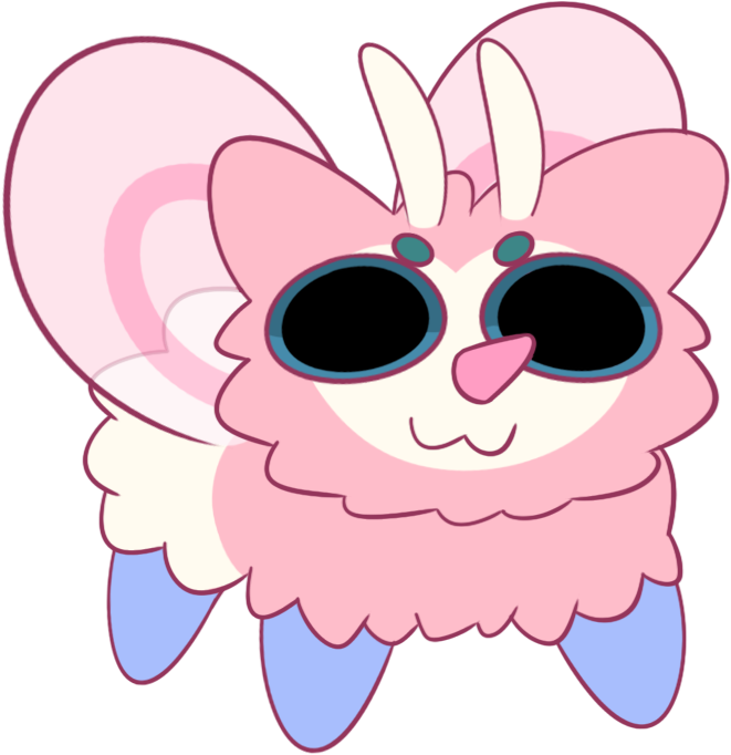 I Liked @joltikdaily's Fusion Of Blush And Their Joltik - Cartoon Clipart (765x765), Png Download