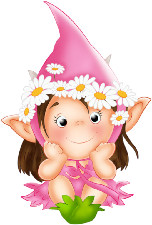 Гном девочка рисунок