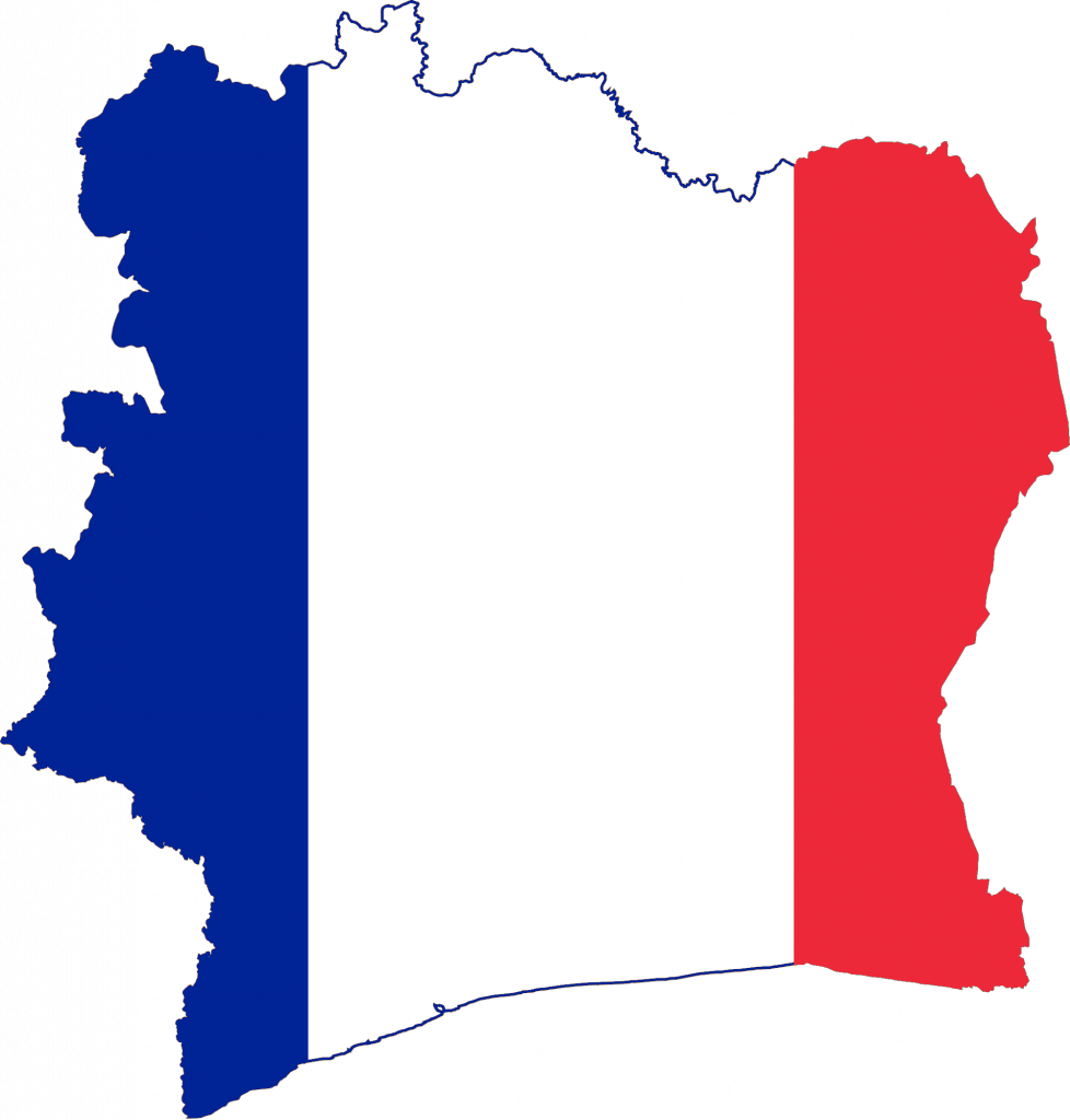 French Flag On Country Clipart (978x1024), Png Download