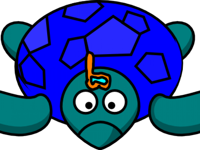 Sea Turtle Cartoon Clipart - Png Download (640x480), Png Download