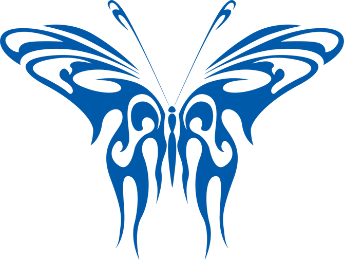 Abstract Butterfly Large Tote Bag, Natural, Large - Hat Sanatı Kolay Çizimleri Clipart (670x506), Png Download