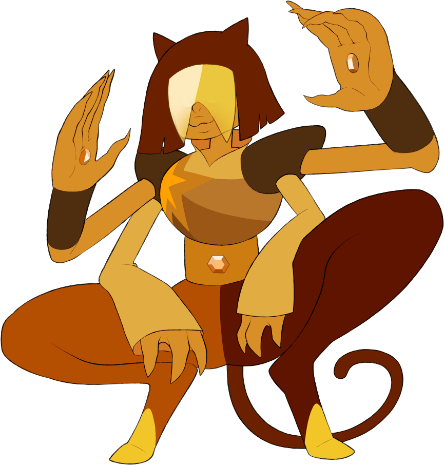 Characteristics - Steven Universe Garnet's Cat Clipart (900x950), Png Download