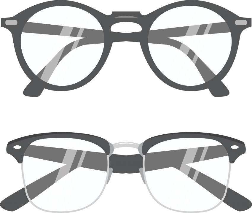 Free Png Download Glasses Png Images Background Png - Glasses Clipart (850x718), Png Download