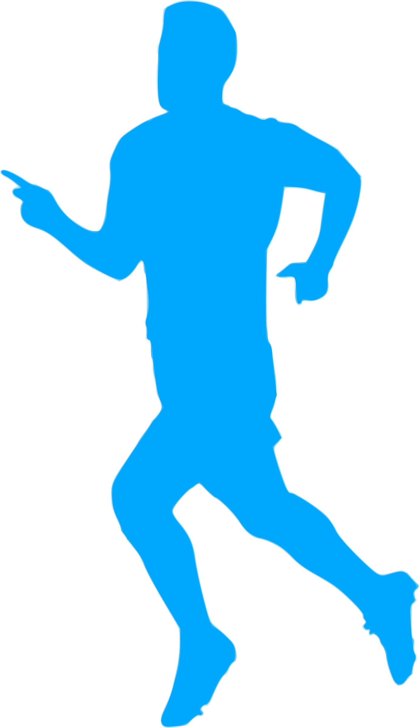 This Free Icons Png Design Of Silhouette Football 25 Clipart (1381x2400), Png Download