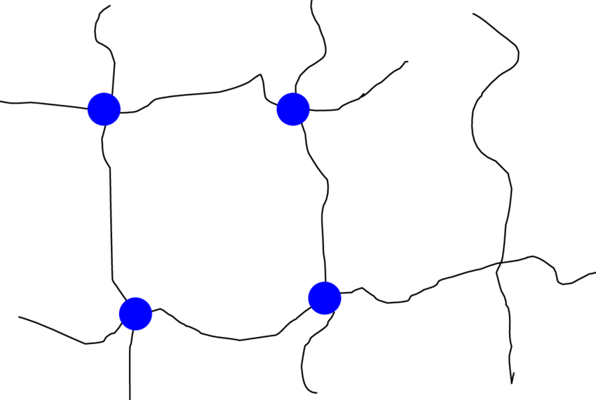 Schematic Of Radiochromic Crosslinked Gel Matrix Clipart (850x571), Png Download