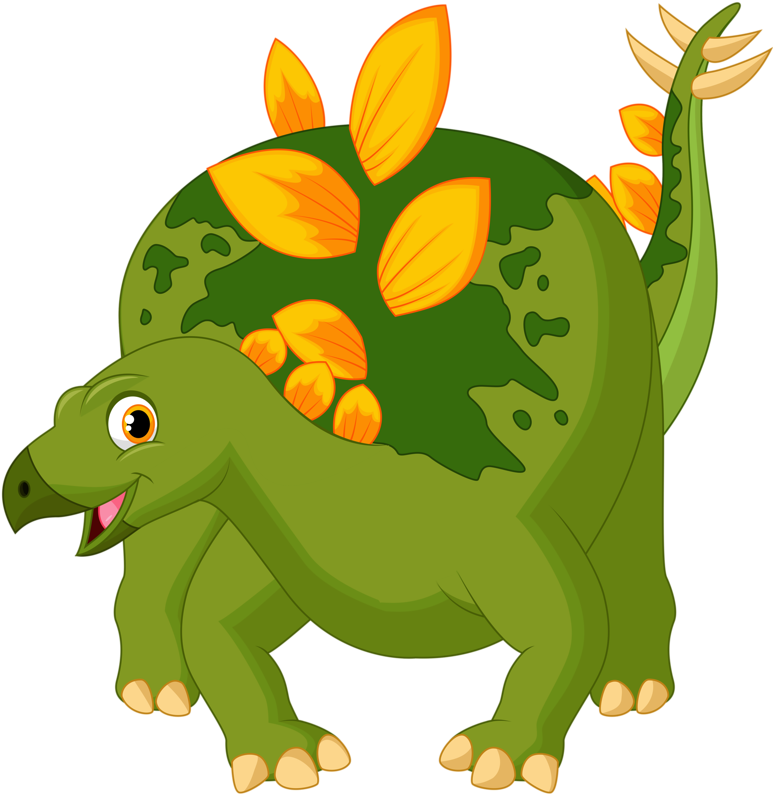 1 - Dinossauros Cartoon Clipart (798x800), Png Download