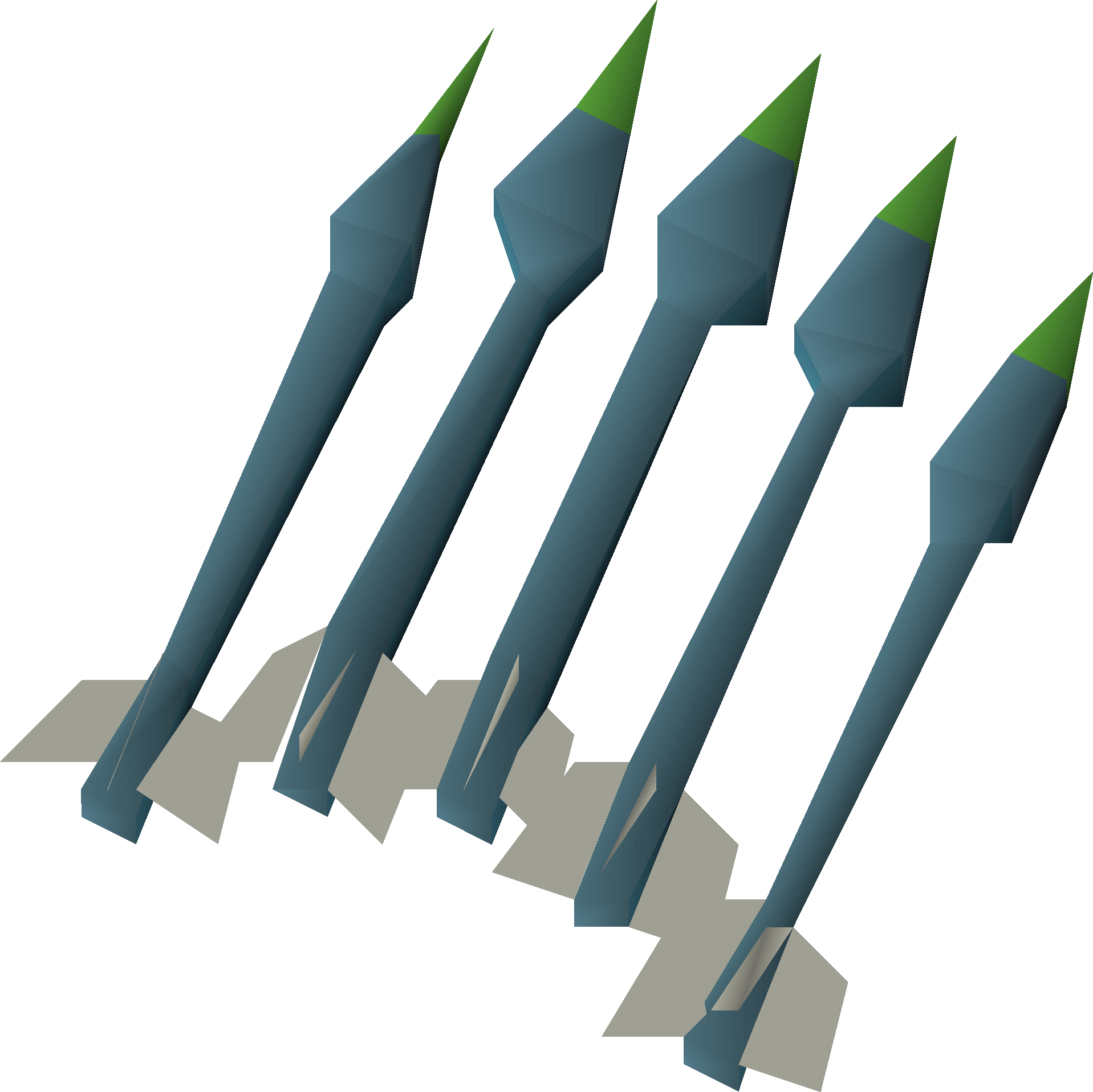 Runite, One Of The Best Crossbow Bolt Types In Old - Dragonstone Bolts Clipart (1917x1916), Png Download