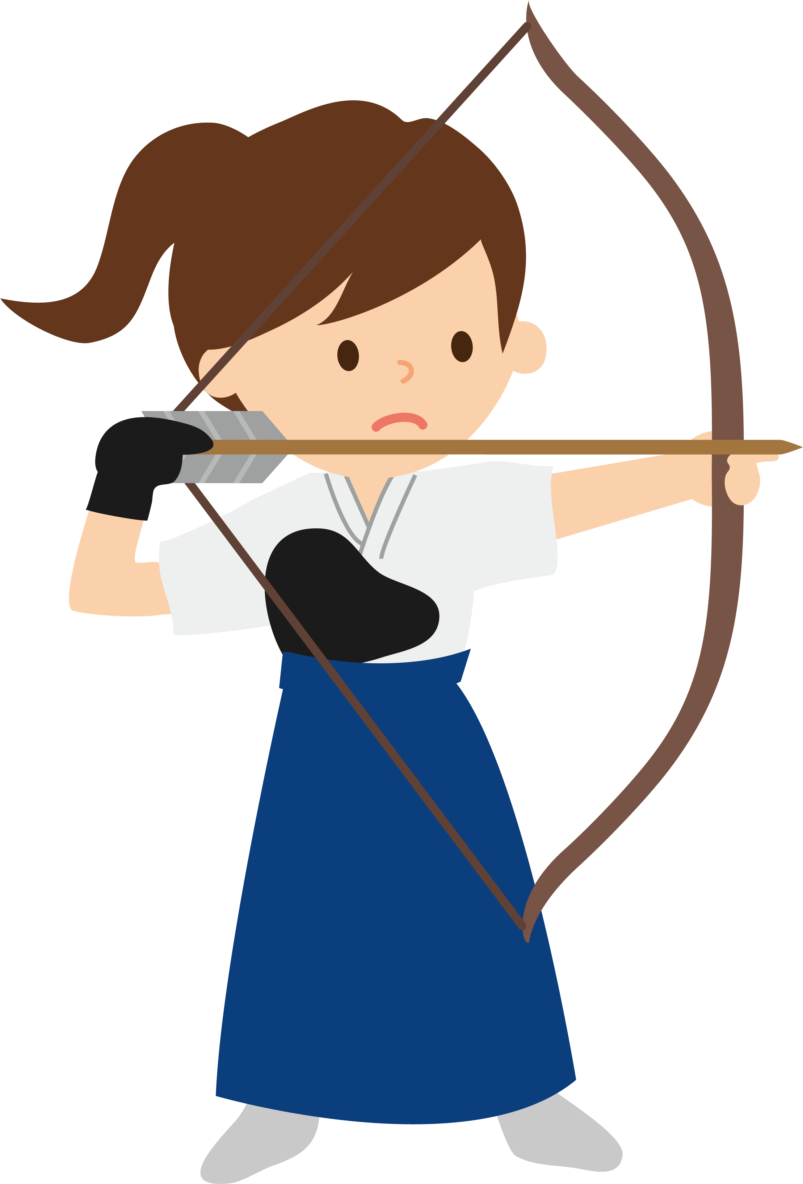 Skyrim Dwarven Crossbow - Kyudo Clipart - Png Download (2605x3840), Png Download