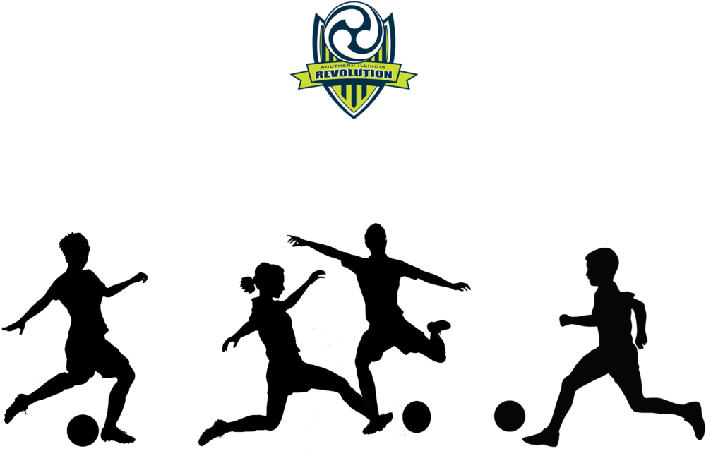 Little Rev's Soccer Camp Southern Illinois Revolution - Silhouette Clipart (1000x667), Png Download