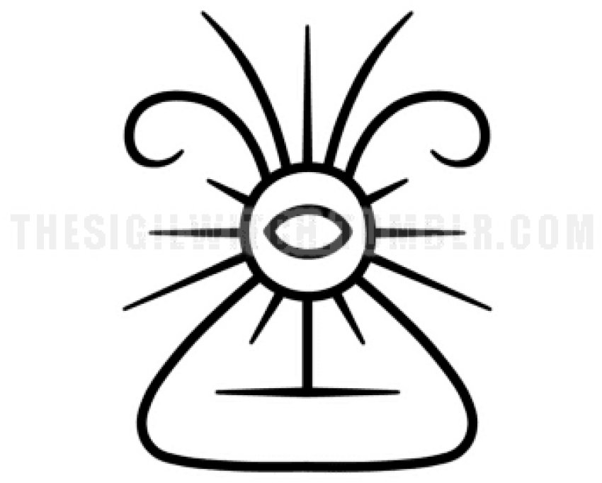 Free Png Download Sigil To Open Third Eye Png Images - Third Eye Sigil Clipart (850x682), Png Download