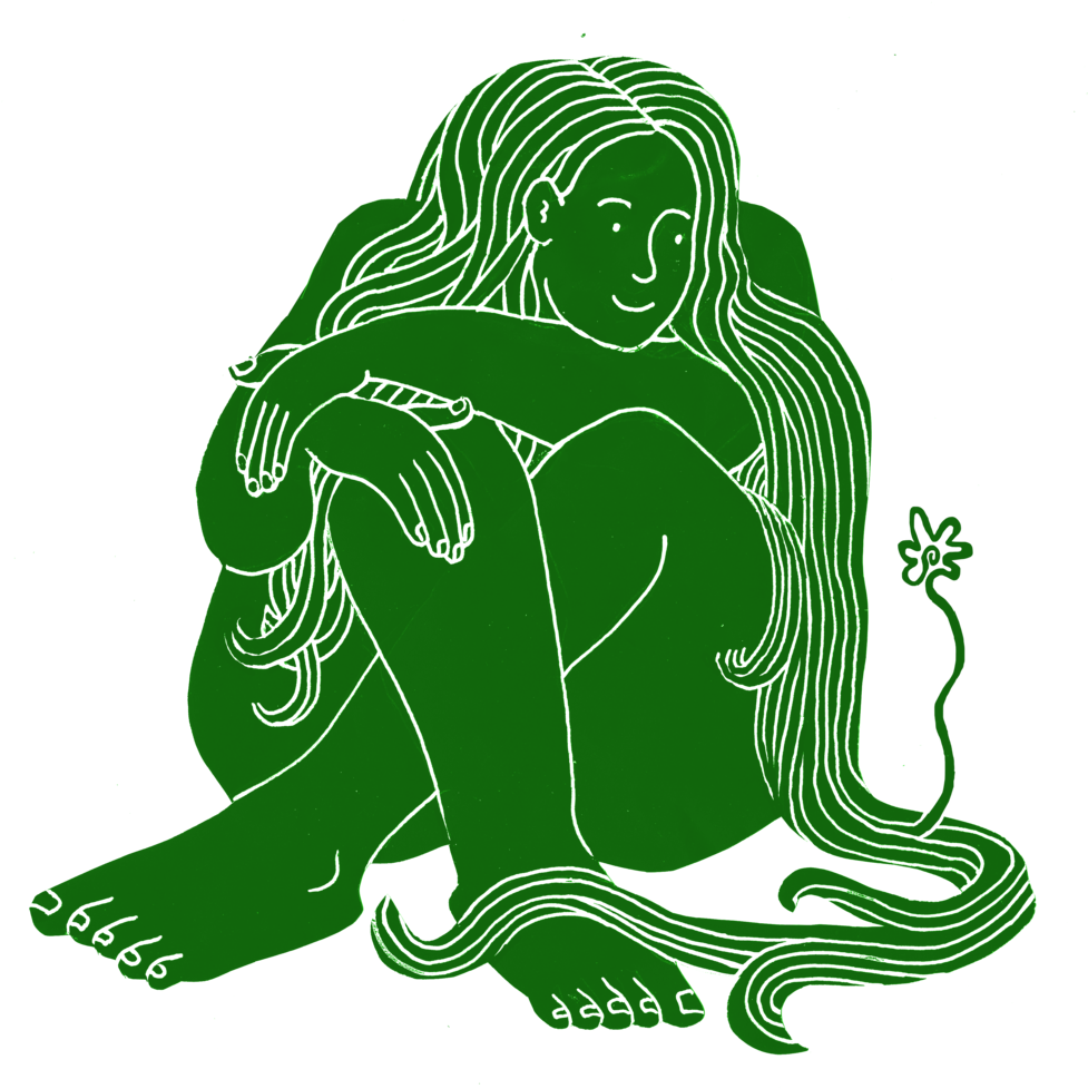 Nature Girl Clipart (1000x1000), Png Download