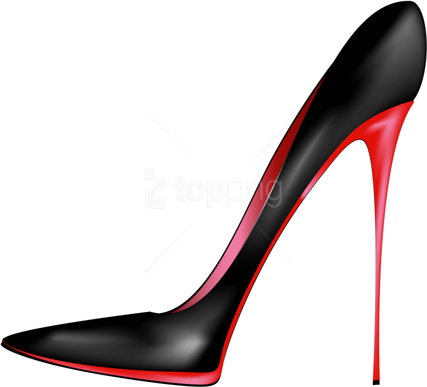 Download Free Png Download Black Red High Heels Clipart Png - High