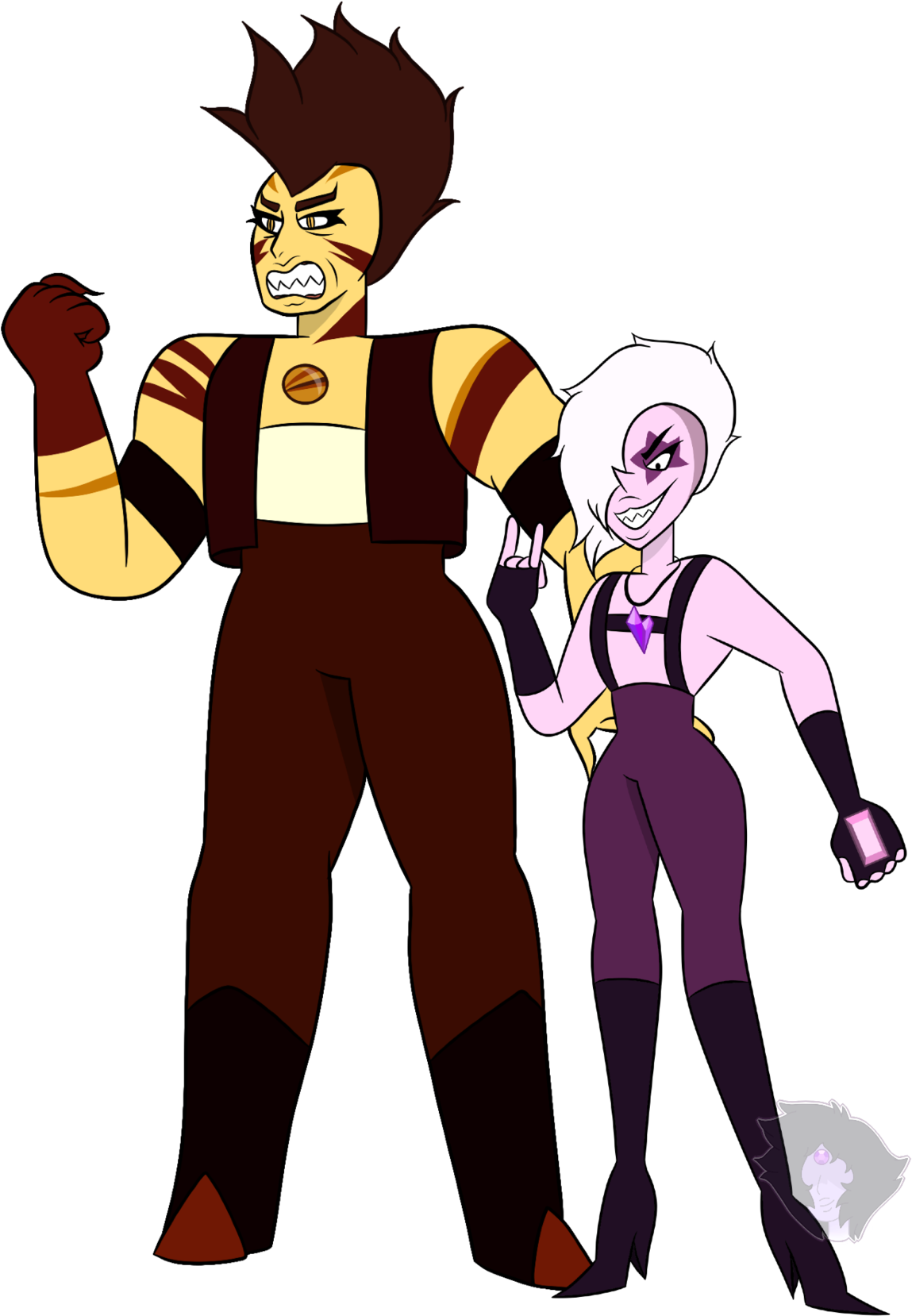 Introducing Tiger's Eye And Kunzite Tiger's Eye Was - Cartoon Clipart (1280x1791), Png Download