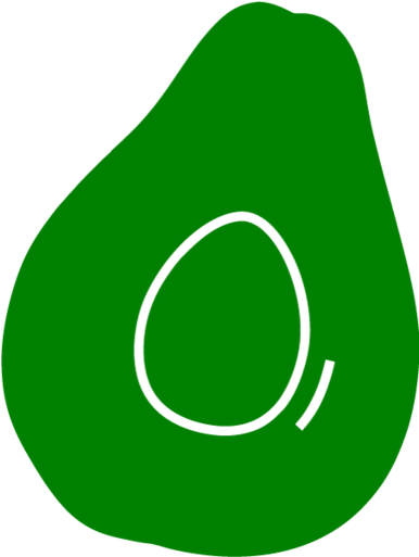 Avocado Clipart (750x750), Png Download
