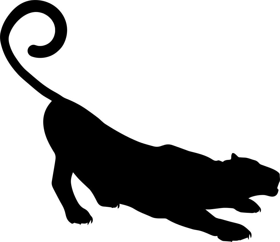 Png File Svg - Panther Icon Clipart (980x846), Png Download