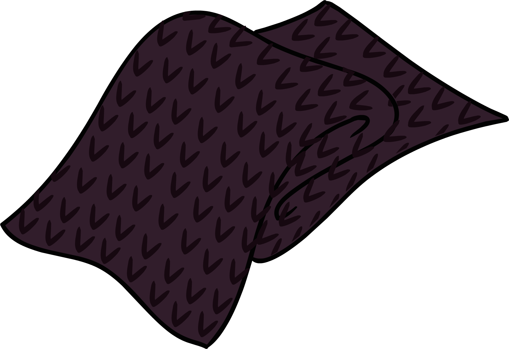 Knitted Scarf Clipart (1984x1362), Png Download