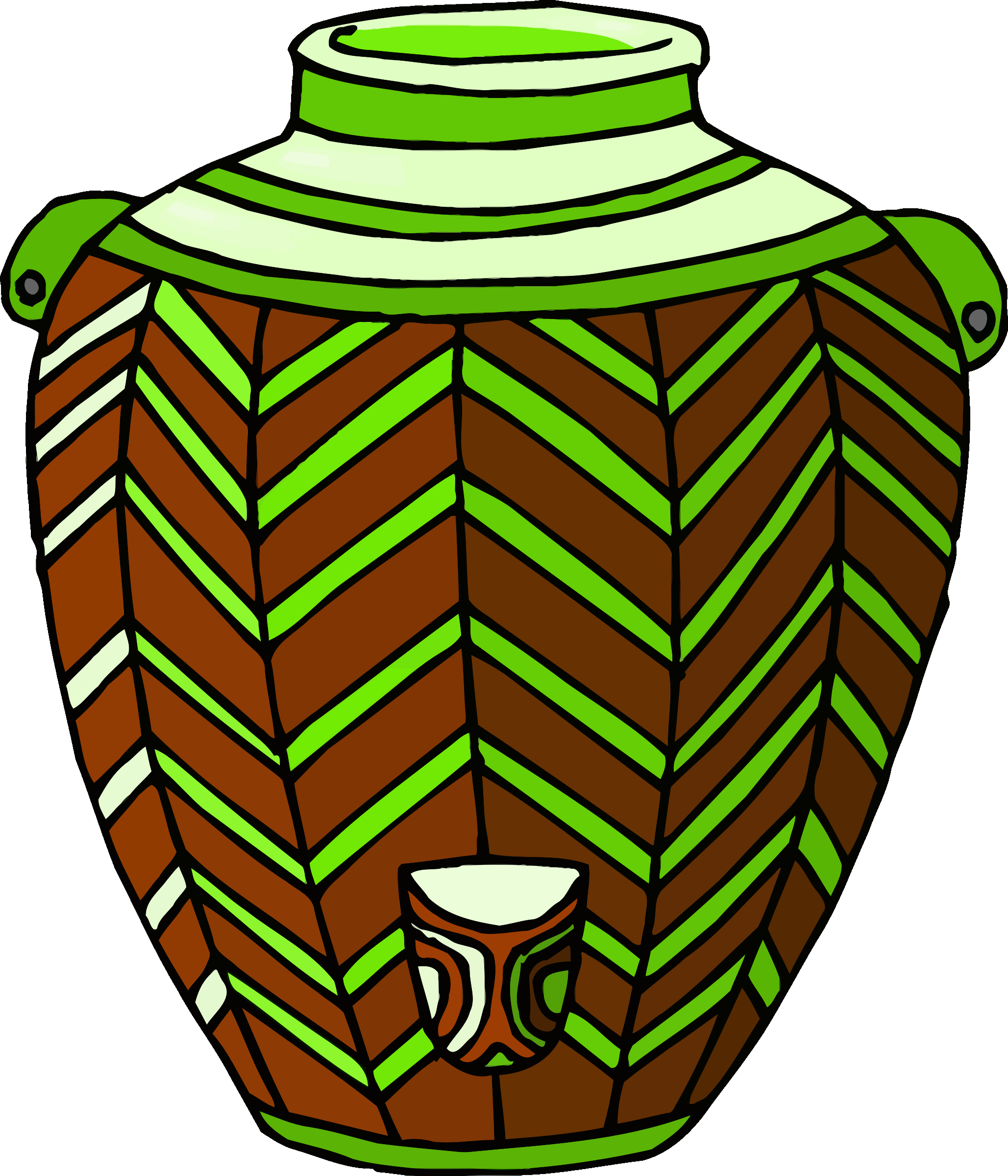 Big Image - Vase Clipart (2057x2400), Png Download
