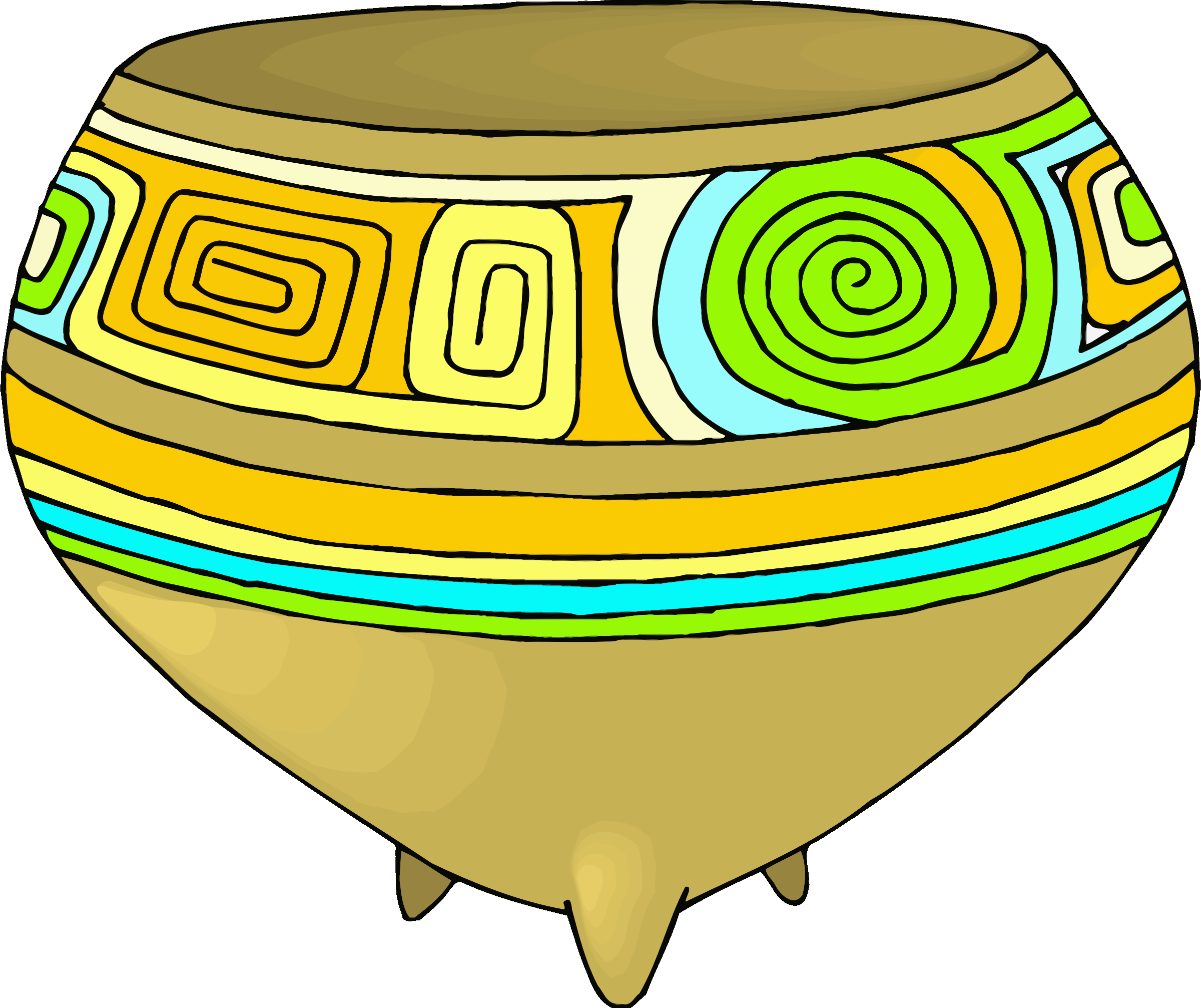 This Free Icons Png Design Of Vase 46 Clipart (2400x2013), Png Download