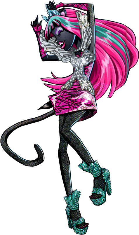 Artwork/png De Catty Noir - Monster High Catty Noir Clipart (483x809), Png Download