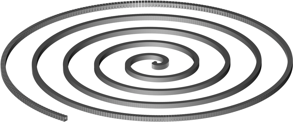Spiral Png Background Image - Png Spiral Clipart (1024x437), Png Download
