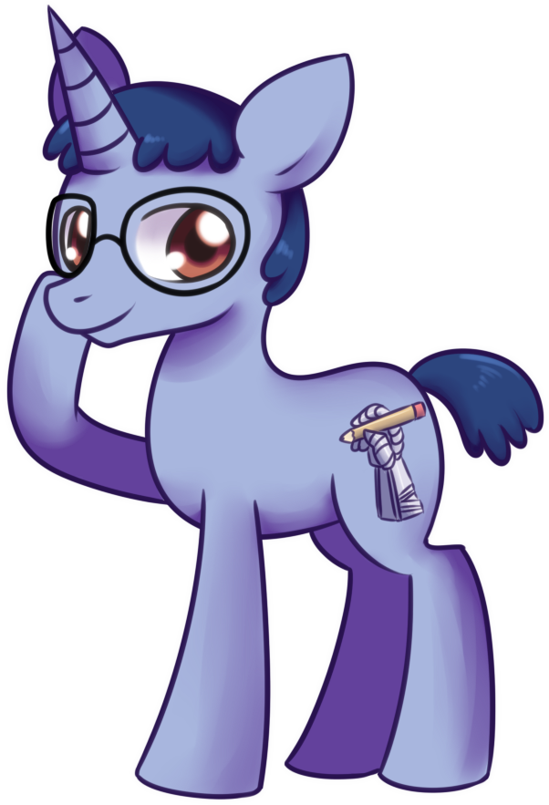 Solar-slash, Glasses, John Joseco, Male, Oc, Oc Only, - Cartoon Clipart (627x889), Png Download