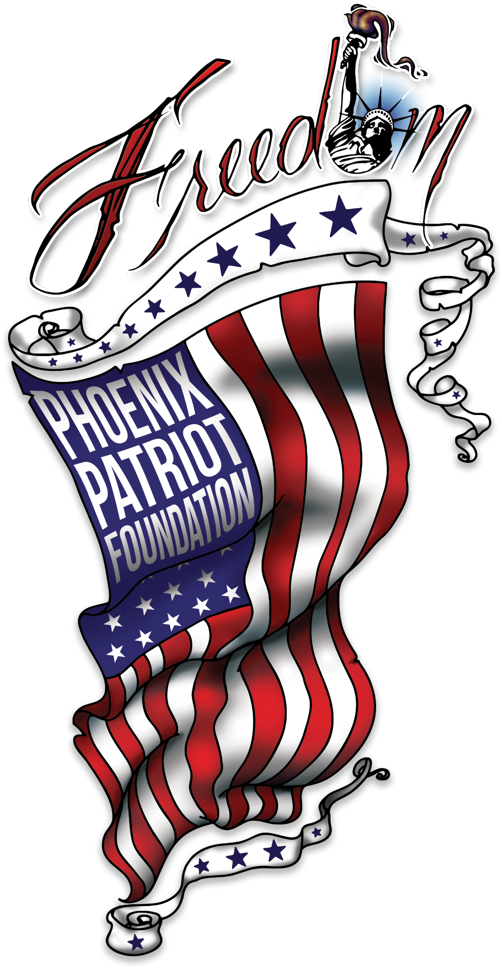 Graphic Stock The Phoenix Patriot Band Clipart (989x1908), Png Download