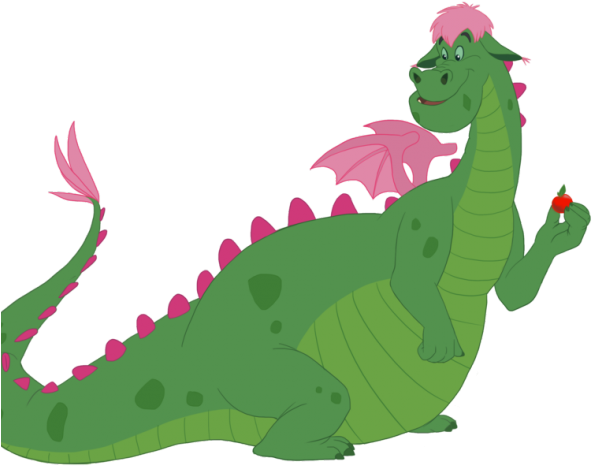 Original Clipart Animated - Pete's Dragon 1977 Elliott - Png Download (640x480), Png Download