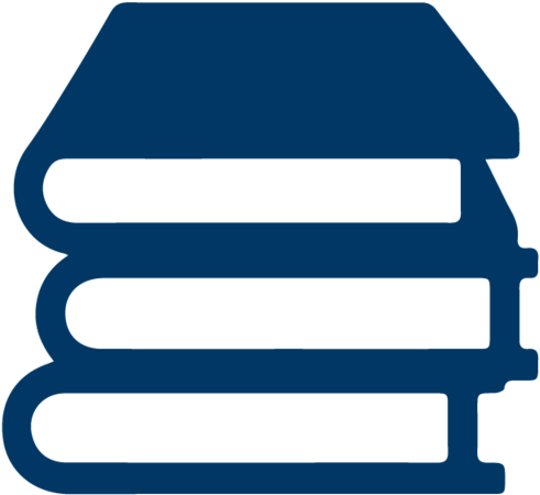 Editable Our Focus Icons-08 - Stack Of Books Silhouette Clipart (1000x1000), Png Download