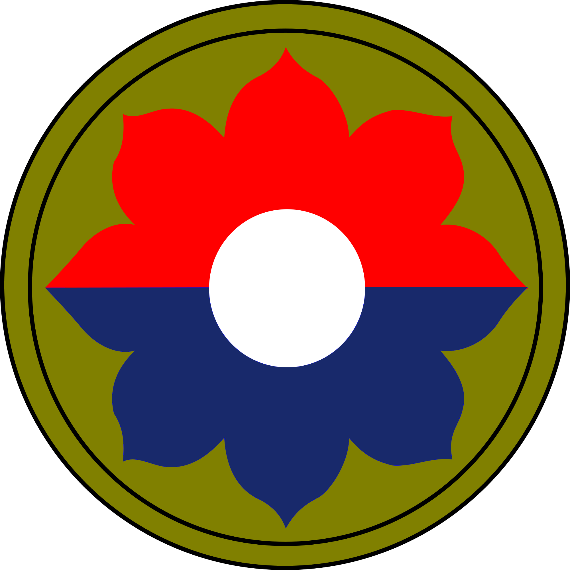 9th Infantry Division Alternative - 9th Infantry Division Clipart (2000x2000), Png Download