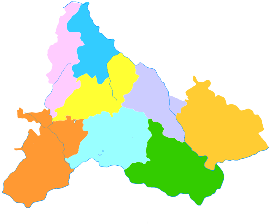 Administrative Division Qianxinan - Map Clipart (929x768), Png Download