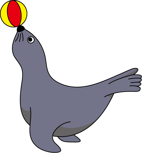 アシカ イラスト Clipart (589x633), Png Download