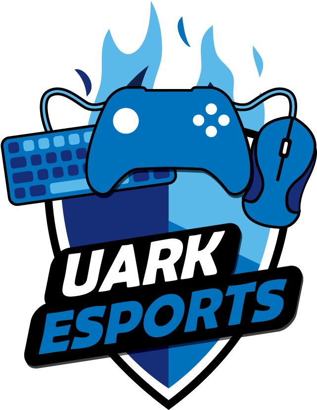 Uark Esports Logo - Menos Futbol Mas Carreras Pegatina Clipart (1000x1000), Png Download