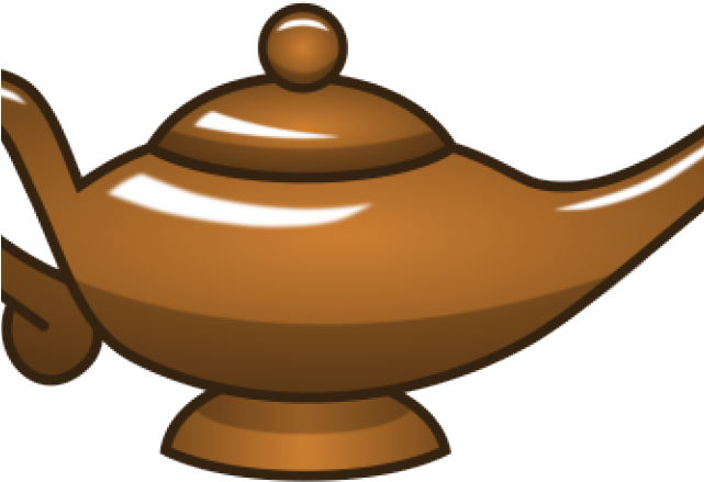 Oil Lamp Clipart Magic Lamp - Clip Art - Png Download (640x480), Png Download