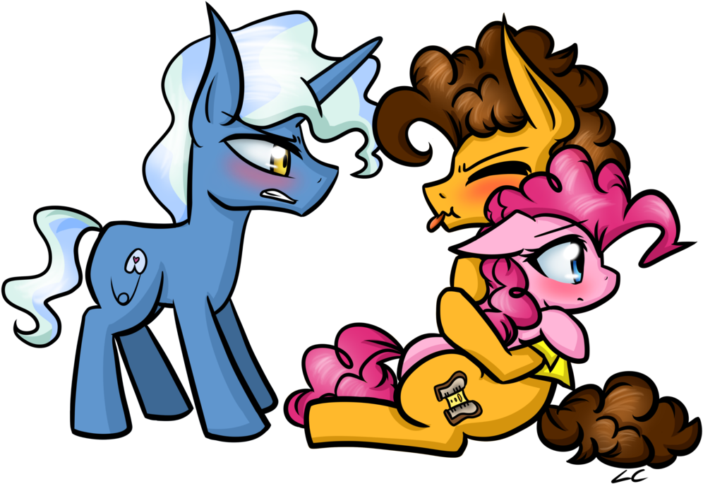 Pony Pinkie Pie Fluttershy Mammal Vertebrate Horse - Pinkie Pie And Pokey Pierce Cheese Sandwich Clipart (1024x731), Png Download